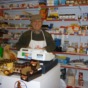 Edo, the proprietor of La Bottega in Vacciago - December 2009 - photo courtesy of Pardis Schwitzer