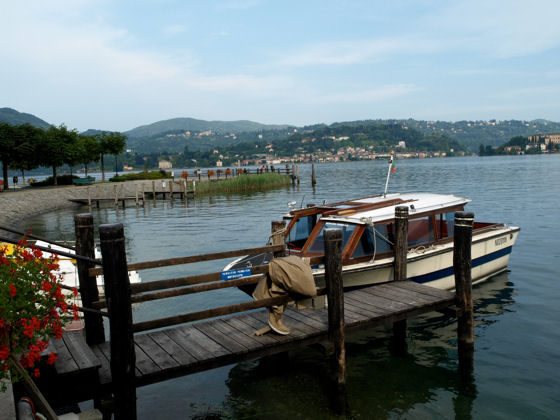 Looking back to Orta San Giulio from Pella - photo courtesy of Mike Brown