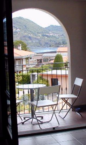 Balcony with view of Lake Orta