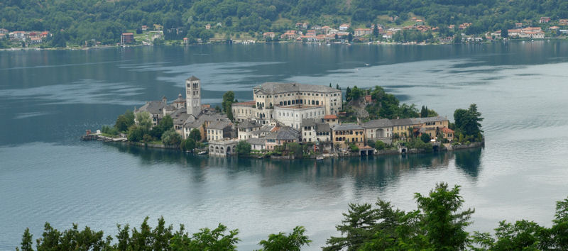 Isola San Giulio from the Sacro Monte