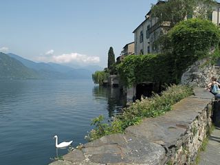 The Island of San Giulio - photo courtesy of Mike Brown