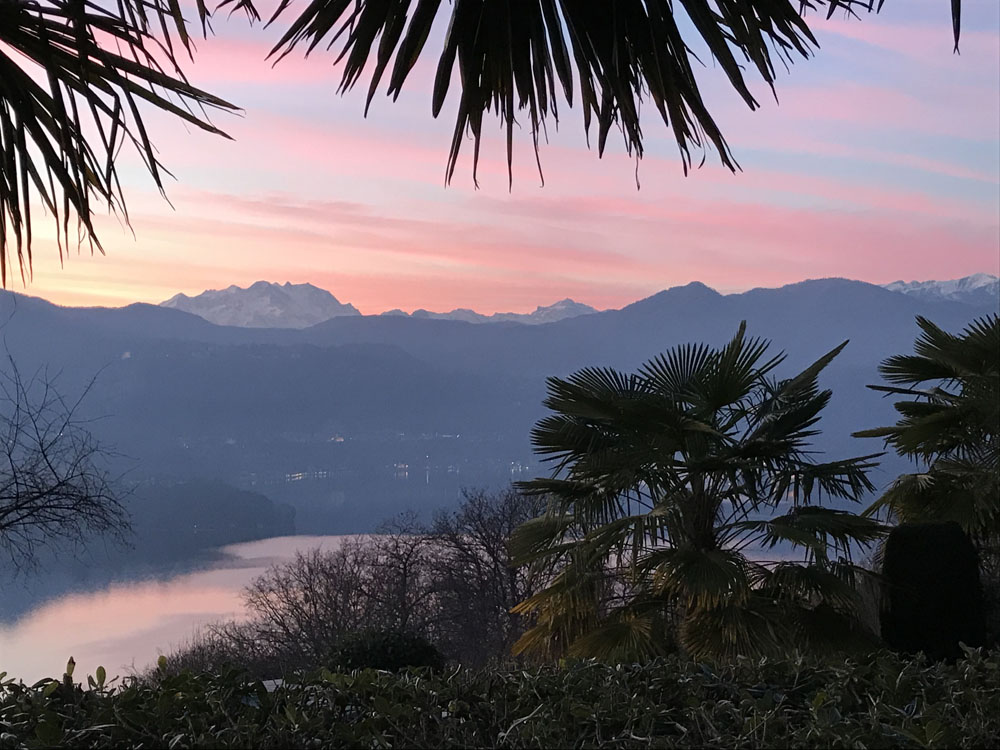 Sunset at Villa Gelsomina