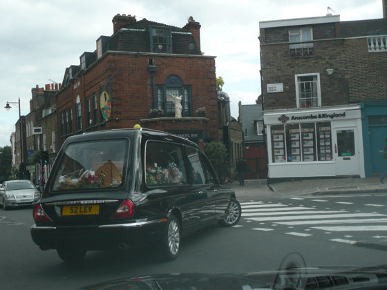 Turning into Pond Square