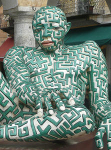 Rabarama sculpture at Orta San Giulio 2010