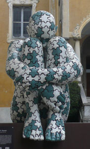 Rabarama sculpture at Orta San Giulio 2010