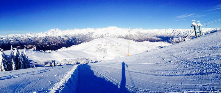 After heavy snow fall in February 2014 on the Mottarone!