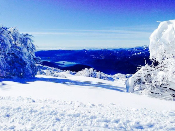 Stunning view of Lake Orta from the Mottarone