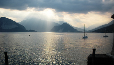 View of Lake Maggiore, just 30 minutes from Lake Orta