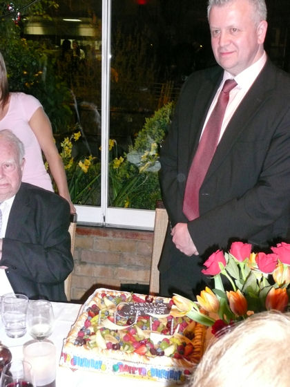 birthday boy with birthday cake